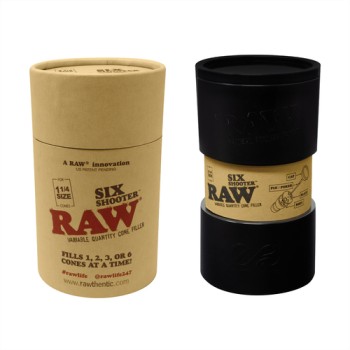 RAW SIX SHOOTER FOR KING SIZE CONE ( MSRP $25.99 EACH )