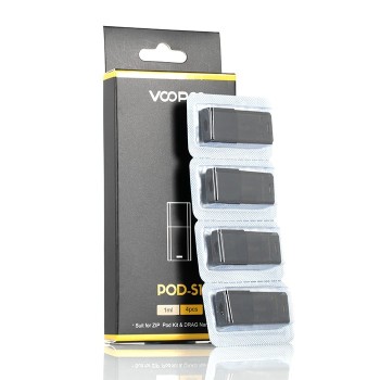 VOOPOO S1 REPLACEMENT PODS 1ML 4 COUNT BOX (MSRP $14.99 EACH)